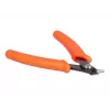 Įstrižosios replės DeLOCK šoninės žnyplės oranžinės 12,7 cm