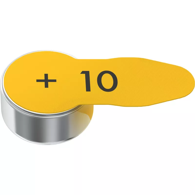 Vienkartinė baterija Varta 10 PR70 Zinc-Air 3,5 mm aukštis 5,8 mm skersmuo