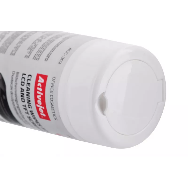 Activejet AOC-302 LCD ekrano valymo servetėlės, 100 vnt