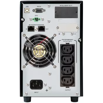 PowerWalker VFI 1500 CG PF1 dvigubos konversijos (internetinis) 1,5 kVA 1500 W 4 kintamosios srovės lizdai
