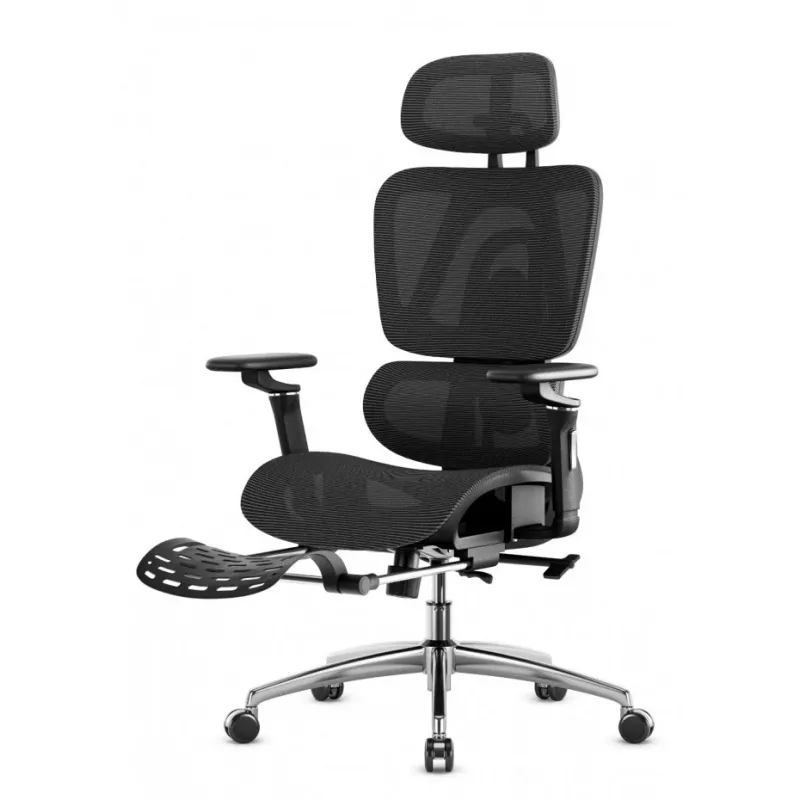 Biuro kėdė mark adler Expert 7.9 juoda — ergonominė pasukama kėdė, juodas audinys, modelis MA-EXPERT 7.9 Juoda