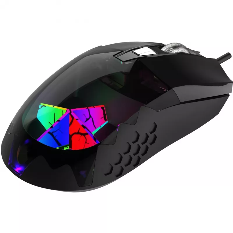 INCA Cian INCA Empousa 3D RGB Led 7200 Dpi Makrokomandų Mygtukų Asmeninė Žaidimų Pelė
