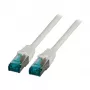 EFB-Elektronik RJ45 komutacinis kabelis Cat.6A S/FTP LSZH pilkas 0,25m Gamintojas: EFB Elektronik (MK6001.0,25G)