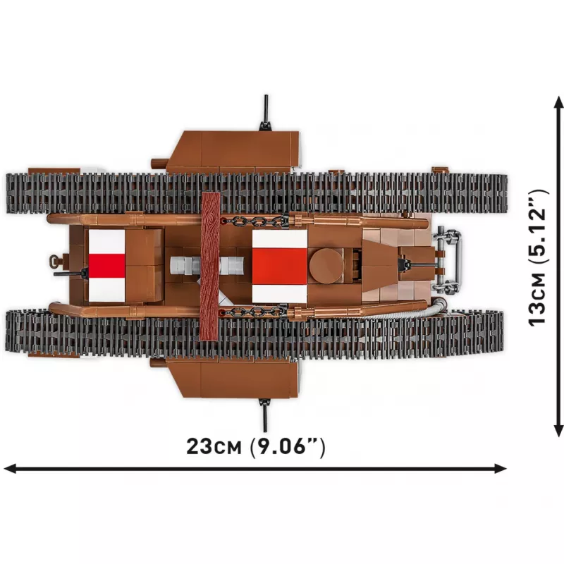 Konstruktorius Cobi Building Blocks Mark V Male NO 9199 — 844 vnt.