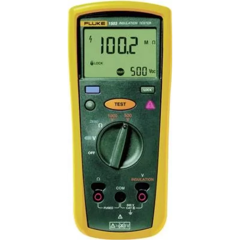 Fluke 1503 - Pilka - Geltona - 600 V - 1 µF - 0,01 - 2000 MO - 20% - 0,5 s (2427883)