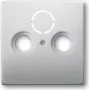 BUSCH JAEGER 1743-866 - Balta - Plastikinis - Busch-Jaeger - Blizgus - 0230-101 - 0230-0-0250 - SAT + TV + radijas