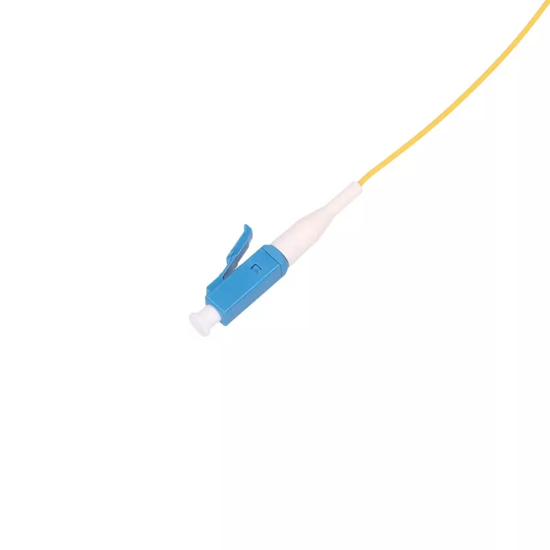 Extralink šviesolaidinis pigteilas LC/UPC 1,5 m, SM G.657.A1, 900 µm, FTTH, geltonas
