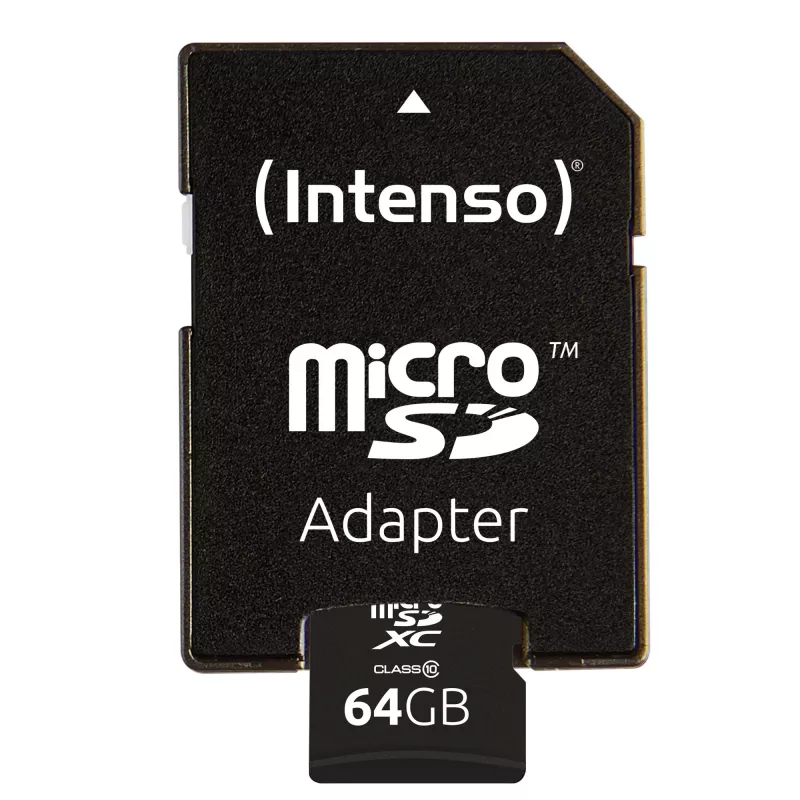 Intenso MicroSD kortelė 64 GB MicroSDXC Class 10