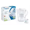 Vandens filtro ąsotis BRITA Marella su Maxtra Pro kasetė, 2,4 l vandens talpa, baltas, ergonomiška rankena