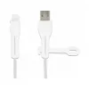 DeLOCK dulkių gaubtelis USB Type-A ir Apple Lightning jungtims, rinkinys, 2 vnt., baltas