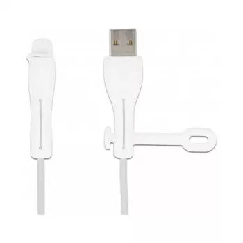 DeLOCK dulkių gaubtelis USB Type-A ir Apple Lightning jungtims, rinkinys, 2 vnt., baltas