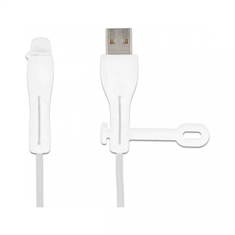 DeLOCK dulkių gaubtelis USB Type-A ir Apple Lightning jungtims, rinkinys, 2 vnt., baltas