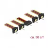 Vidinis maitinimo laidas DeLOCK 60167 0,3 m SATA 15 kontaktų į 4 x SATA 15 kontaktų