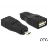 jungčių adapteris Micro USB2.0-B į USB2.0-A DeLOCK 65549