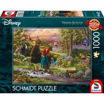 Thomas Kinkade Studios: Disney Dreams Collection - Brave, Merida Legende der Highlands, 1000 dalių dėlionė