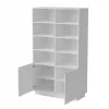 Spintelė Cama Meble LIVERTI knygų spinta 100×420×1705 mm balta