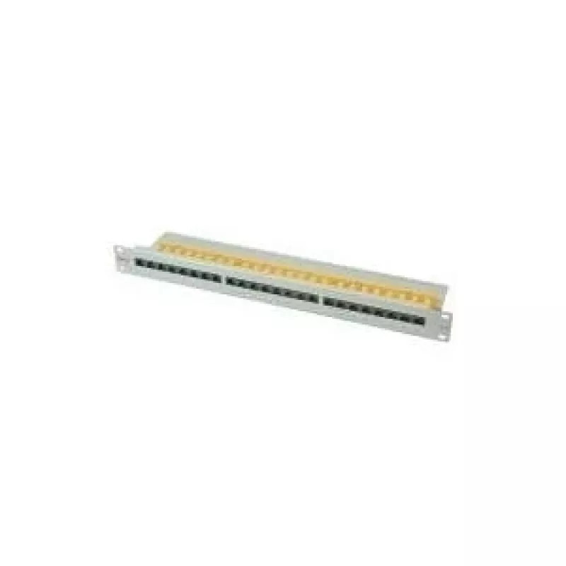 ROLINE Cat. 6 / Class E 48,30cm (19)-Patchpanel, 24P, Unshielded, Light Pilka (26.11.0355)