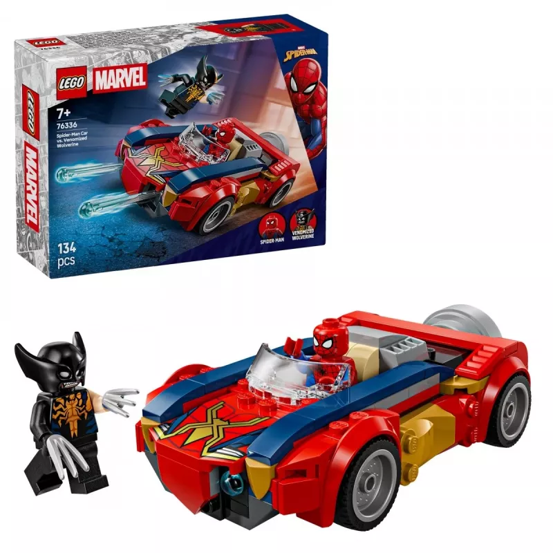 LEGO MARVEL 76336 Spider-Man automobilis prieš Venomizuotą Eršketą