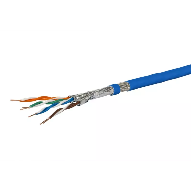 Tinklo kabelis Metz Connect 1308427B34145 Cat7a S/FTP Mėlynas 100m