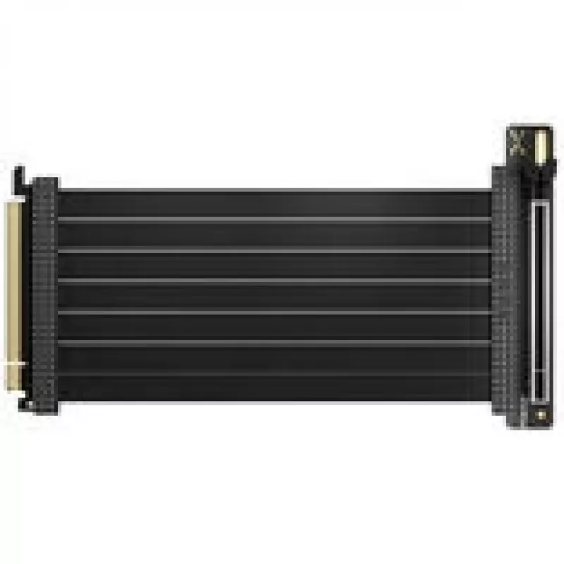 PCIe 5.0 x16 prailginimo kabelis TRYX 200mm, juodas