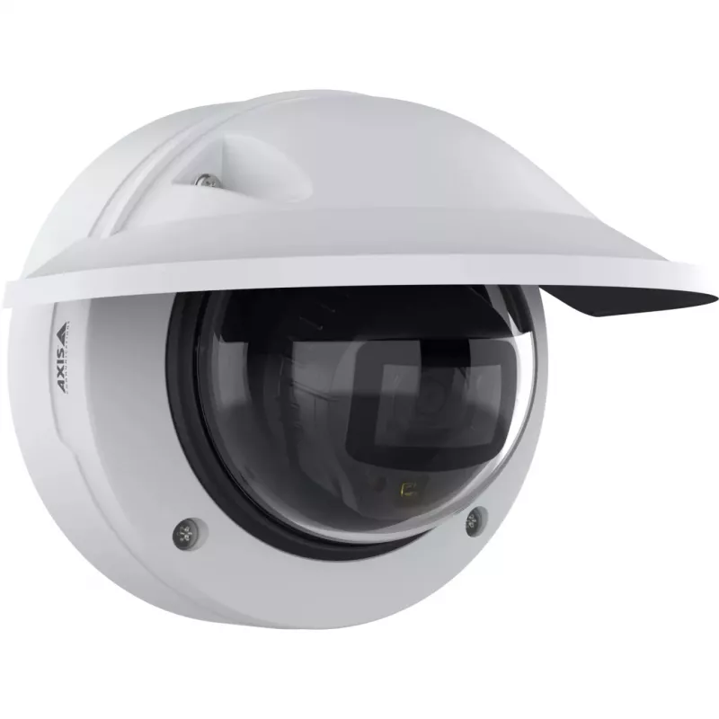 IP stebėjimo kamera Axis P3278-LVE — kupolinė, 3840×2160, vidaus ir lauko, montavimas prie lubų/sienos, 1/1,8 colio CMOS, 0,03 lx, 103° H