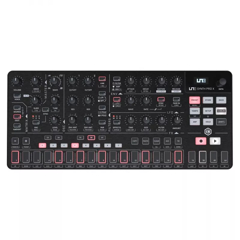 Analoginis sintezatorius ik multimedia Uno Synth Pro X — 8 balsų polifonija, stalinis modulis