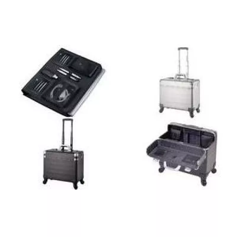 Pilot case ALUMAXX Jüscha PANDORA kietas aliuminis lagaminas su 4 ratukais 35,6 cm