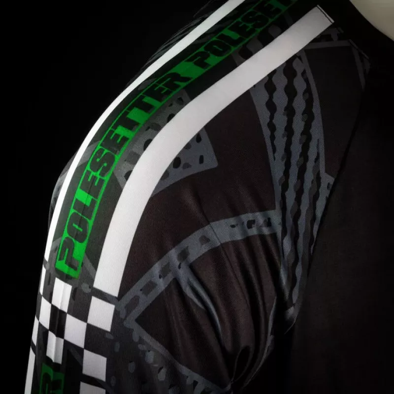 Polesetter ONE Simracing marškinėliai Green - M