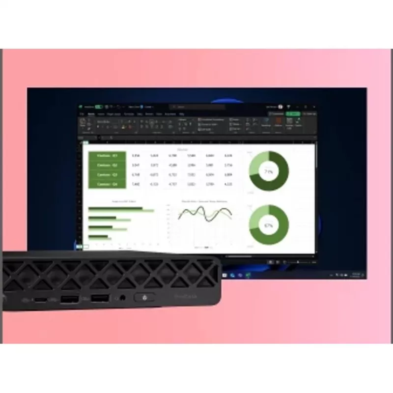 HP ProDesk 4 G1i AI - Mini - Core Ultra 5 235T / 2.2 GHz - RAM 24 GB - SSD 512 GB - NVMe - Intel Graphics - 1GbE, Wi-Fi 6E, Bluetooth 5.3 - WLAN: 802.11a/b/g/n/ac/ax (Wi-Fi 6E) (CH