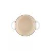 Le Creuset Signature Roaster apvalus baltas 20 cm
