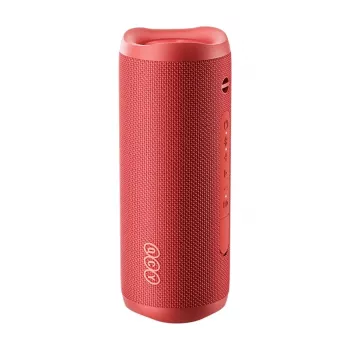 Nešiojamas belaidis garsiakalbis QCY SP7 raudonas — Bluetooth 5.0, kompaktiškas nešiojamas dizainas