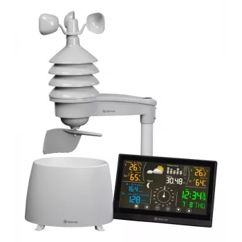 Skaitmeninė meteorologinė stotelė Denver WS-650 vidaus ir lauko termometras barometras higrometras