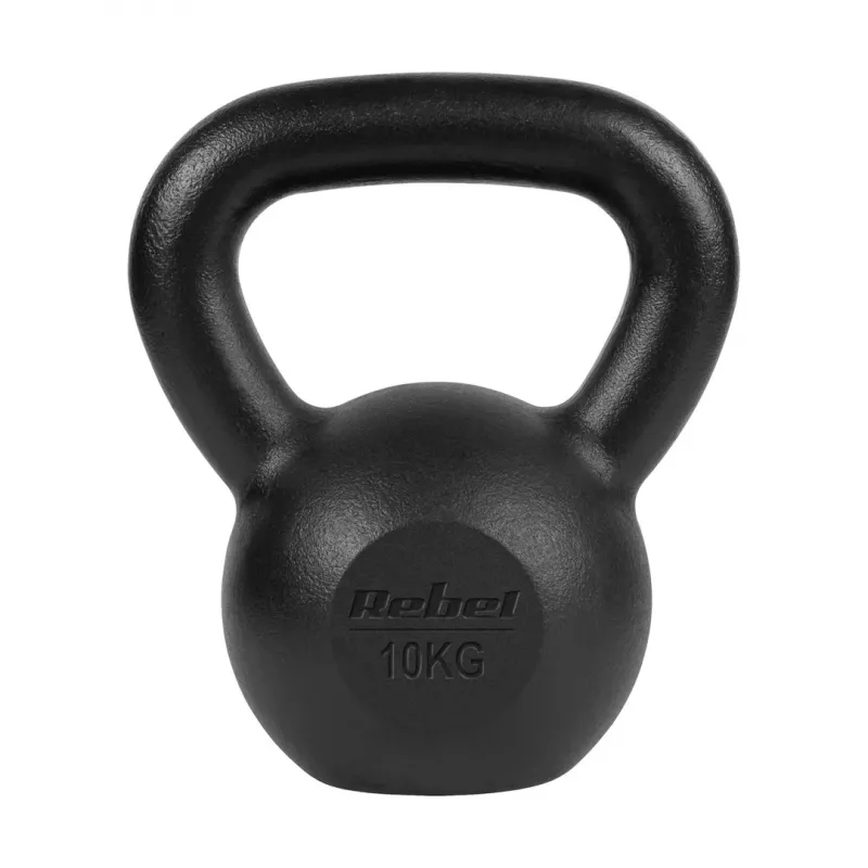 Kettlebell Rebel Active 10 kg Geležinis RBA-2323-10 – ketaus svarstis jėgos treniruotėms