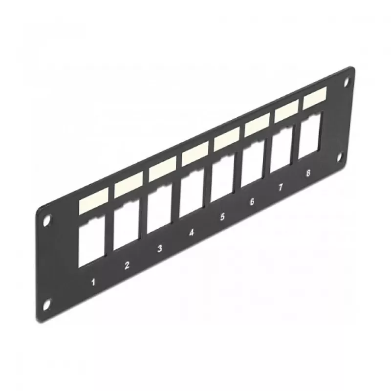 Pleistras skydelis DELOCK 86597 — metalinis, juodas, 50 mm x 1,6 mm x 185 mm