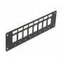 Pleistras skydelis DELOCK 86597 — metalinis, juodas, 50 mm x 1,6 mm x 185 mm