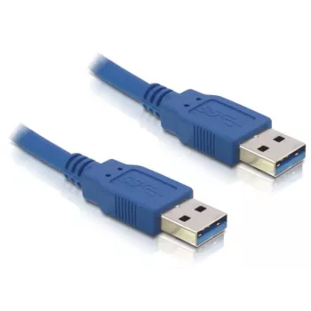 USB kabelis DeLOCK 0,5 m USB 3.0 USB 3.2 Gen 1 A-A mėlynas