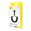 Baseus Fish-Eye USB C į USB C greito įkrovimo kabelis 1 m 100 W Juodas