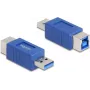 DeLOCK 67217 kabelių adapteris USB Type-A USB Type-B mėlynas
