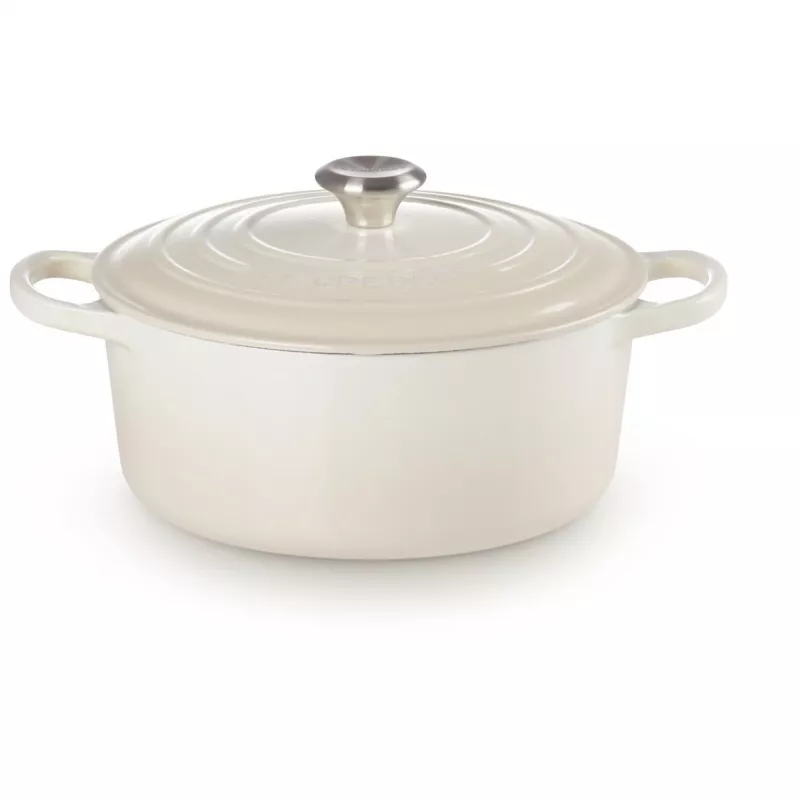 Le Creuset Signature Roaster apvalus 26 cm meringue (21177267164430)