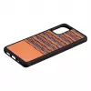man and wood telefono dėklas Samsung Galaxy S20+ — rudas languotas su juodu apvadu
