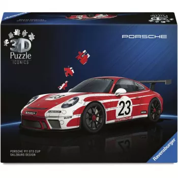 3D dėlionė Ravensburger Porsche 911 „Salzburg Edition“ – modelio konstruktorius kolekcinis (Ravensburger 12008038)