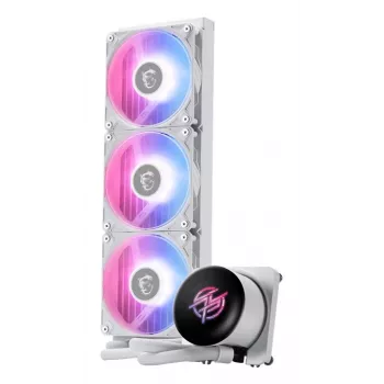 MSI MPG CORELIQUID P13 WHITE kompiuterio aušinimo sistema Procesorius Viskas viename skysčio aušintuvas 12 cm 1 vnt.