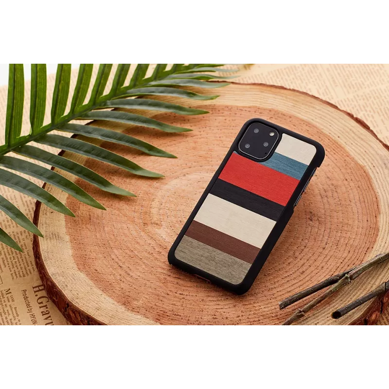 man and wood išmaniojo telefono dėklas, skirtas iPhone 11 Pro Max — Corallina Juoda apsauginis gaubtelis
