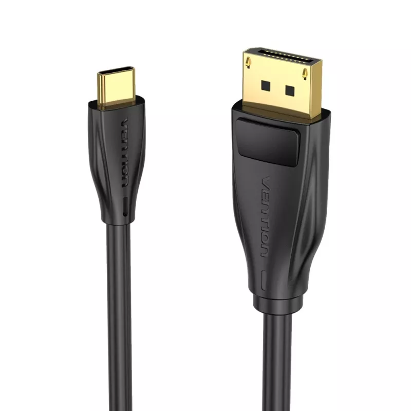 Vention USB-C į DisplayPort 8K laidas 2 m, USB Type-C į DP, juodas