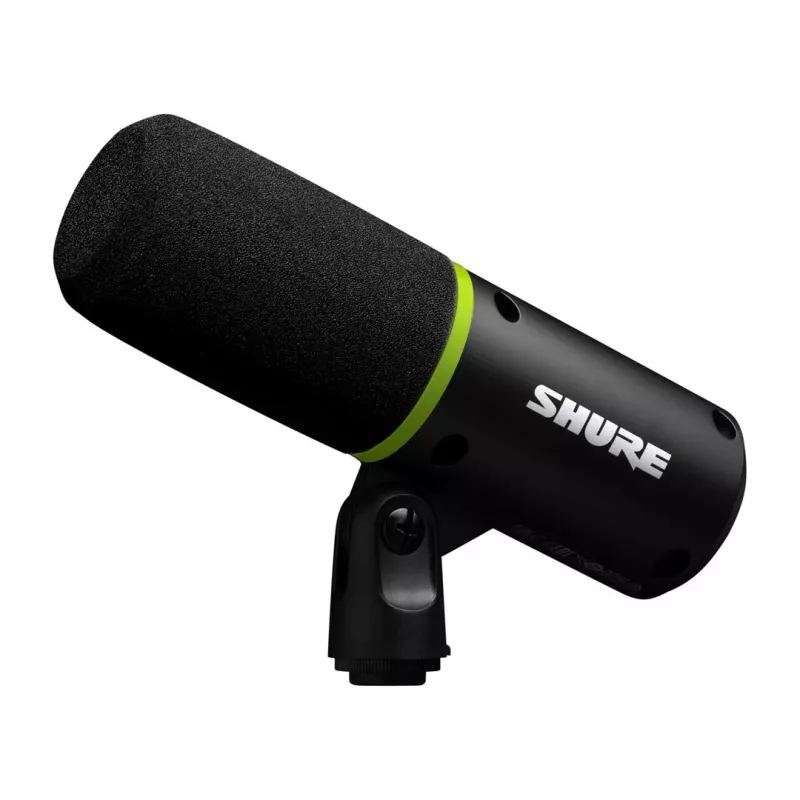 Shure MV6 - USB-C kardioidinis dinaminis mikrofonas žaidėjams ir transliuotojams