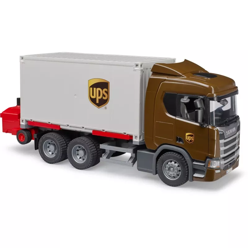 Scania Super 560R Transporto priemonės UPS konteineris su šakiniu krautuvu