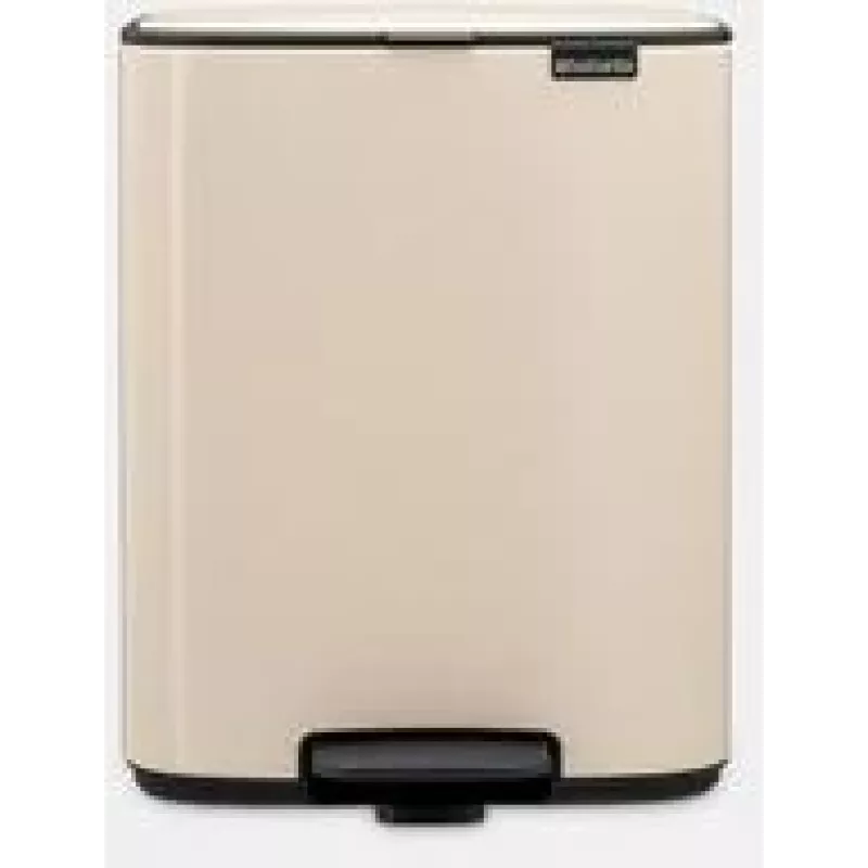 Brabantia Bo Pedal Bin 12 L Rectangular Steel Beige