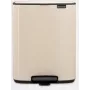 Brabantia Bo Pedal Bin 12 L Rectangular Steel Beige