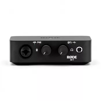 RODE AI-1 USB garso sąsaja A-A priešstiprintuvas 24 bitų 96 kHz Juoda