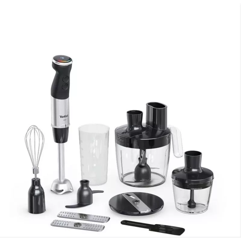 Tefal Quickchef+ HB67G830 blenderis 0,8 l panardinamasis blenderis 1000 W juodas, nerūdijantis plienas